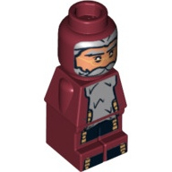 Lego mikrofigurka Albus Brumbál, tmavě červená (6023465)